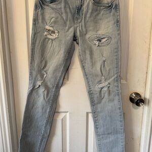 PacSun Light Blue Ripped Skinny Jeans size 28x30